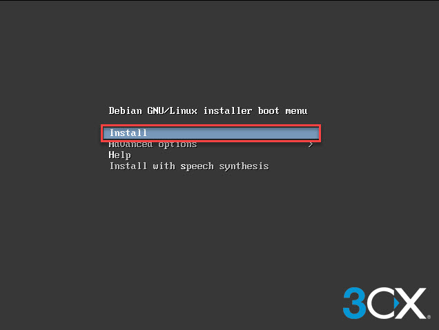 نصب نسخه Debian سیستم تلفنی 3CX