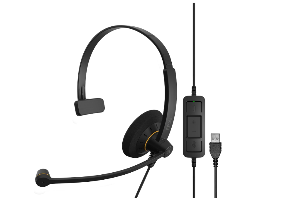 SC30 هدست مرکز تماس تک گوش USB سنهایزر Sennheiser SC30 Headset - تصویر 1