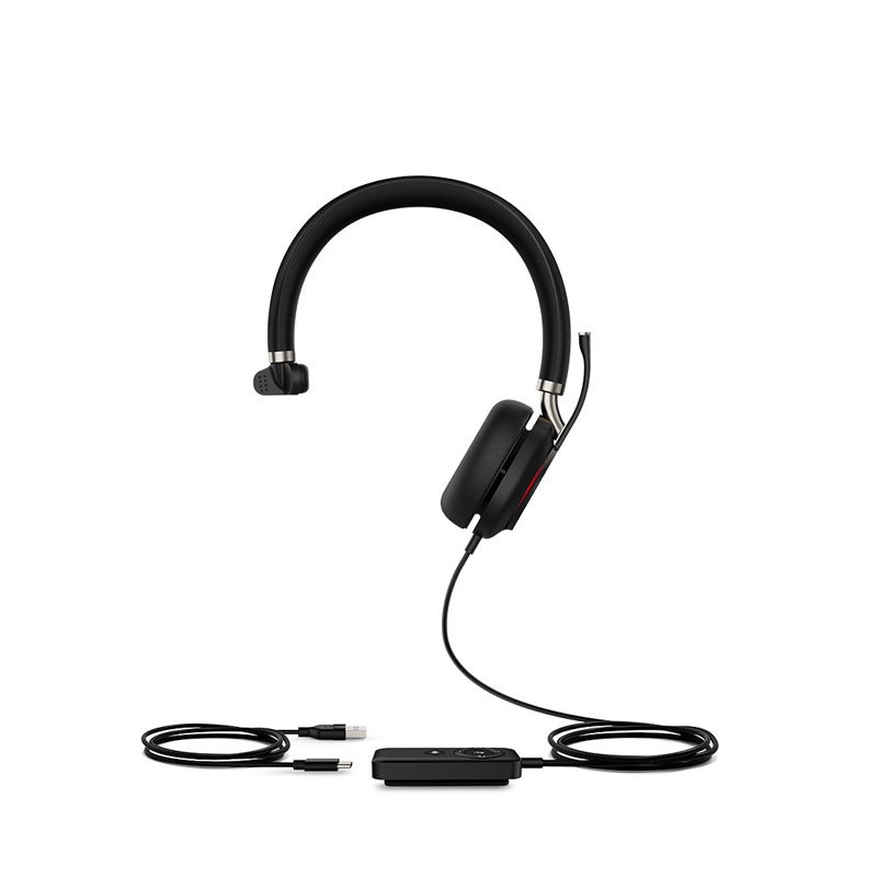 Yealink-UH38-Mono هدست مرکز تماس تک گوش مدل Yealink UH38 Mono